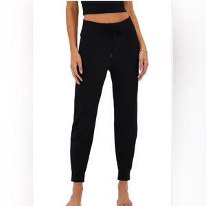 Beach Riot Black Joggers